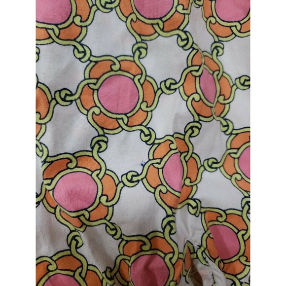 Vineyard Vines Sz 6 Tunic Mandarin Neck Long Sleeve Multicolor Graphic Top - Picture 12 of 12